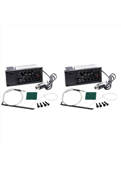 EQ-7545R Pre-Amp Akustik Gitar Preamp Amplifikatör Tuner (Yurt Dışından)