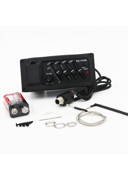 EQ-7545R Pre-Amp Akustik Gitar Preamp Amplifikatör Tuner (Yurt Dışından) indirimleri