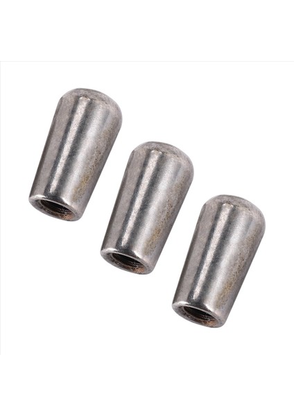 3pcs Gitar Anahtarı Ipucu Lp Epı Elektro Gitar Gümüş Için 3 Yol Değiştirme Anahtarı Düğmesi Uç Kapağı Bakır (Yurt Dışından)