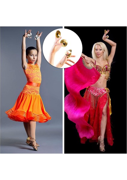 Parmak Ziller Göbek Dansı Parmak Dansı Parmak Zills Dansçı Parti Çifti Için Parmak Müzik Aleti Gümüş (Yurt Dışından) indirimleri