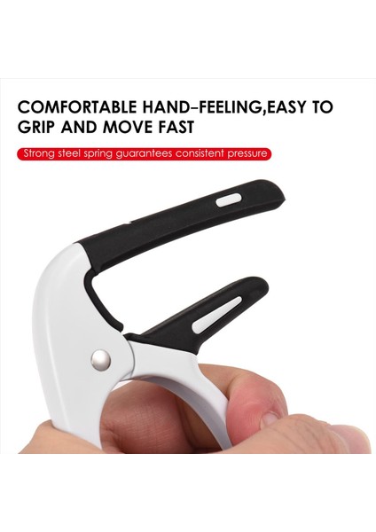 Akustik Gitar Capo Profesyonel Gitar Tonu Değiştirici Akustik Gitar Için Gitar Seçimi Ukulele Mandolin A (Yurt Dışından) fiyatları