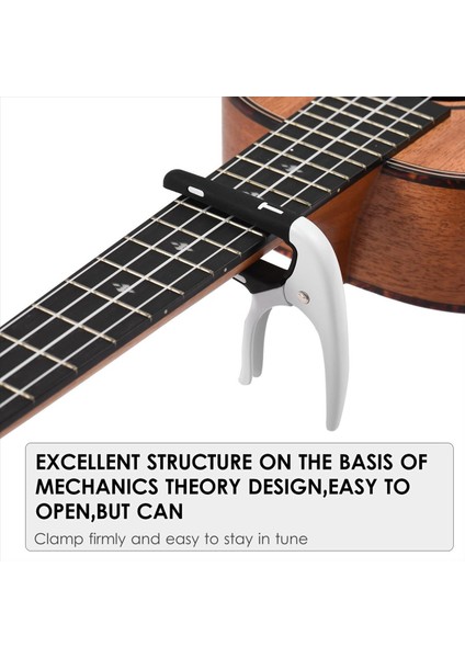 Akustik Gitar Capo Profesyonel Gitar Tonu Değiştirici Akustik Gitar Için Gitar Seçimi Ukulele Mandolin A (Yurt Dışından) fırsatları