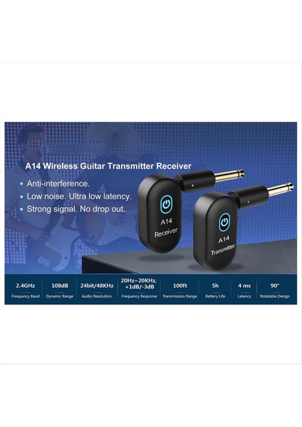 A14 Kablosuz Şanzıman Gitar Bas Elektrikli Blow Pilesi 2 4 Alıcı Verici 6 35 Alıcı Iletim Sistemi (Yurt Dışından) modelleri