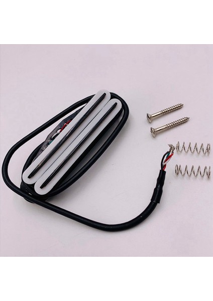 5x Sıcak Raylı Pikaplar Çift Track 11K Alnico5 Gitar Pikap Fit Fender Strat Squier Tele Elektro Gitar Beyaz (Yurt Dışından) fırsatları