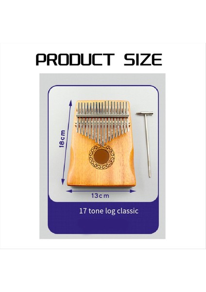 Kalimba Başparmak Piyano 17 Anahtarlar Taşınabilir Mbira Parmak Piyano Hediyeleri Çocuklar ve Yetişkinler Için Yeni Başlayanlar Tuning Hammer ile Yeni Başlayanlar (Yurt Dışından) indirimleri