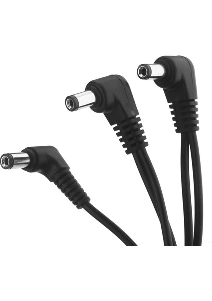2x Vitoos 3 Yollar Elektrot Daisy Zincir Kablo Demet Kablosu Bakır Tel Gitar Efektleri Için Güç Kaynağı Adaptörü Splitter Siyah (Yurt Dışından) modelleri