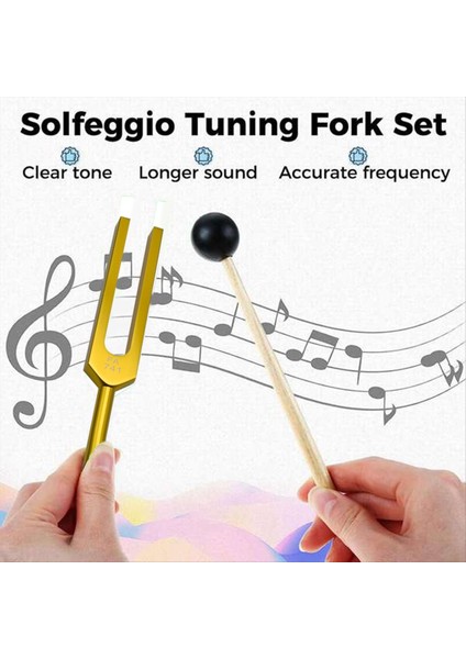 FA741Hz Tuning Çatal Seti Çakra&#39 Yı Iyileştirmek Için Çatal Toing Ses Terapisi Vücut Zihin ve Ruhu Mükemmel Uyum (Yurt Dışından) fırsatları