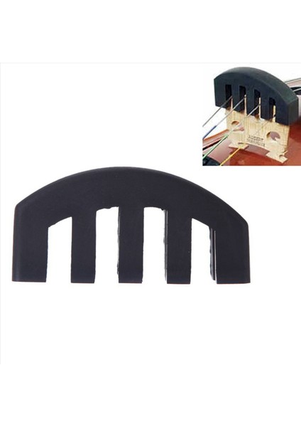 5x Kauçuk Sessiz Susturucu 4/4 Keman Kemanı Hafif Uygulama Siyah (Yurt Dışından) fırsatları