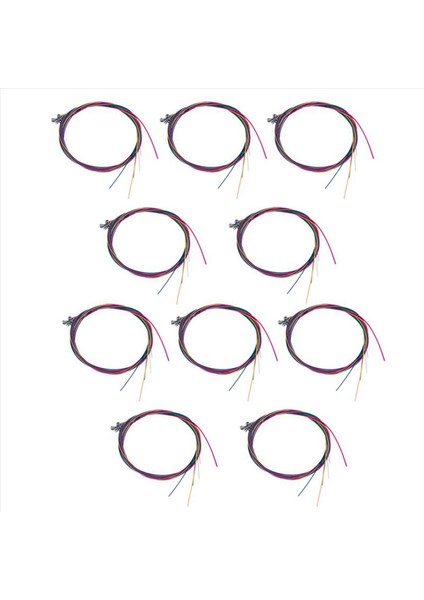 60PCS/SET Akustik Gitar Stresi Yedek Çelik Dize Müzik Aletleri Için Elektrik Bas Gitar Aksesuar (Yurt Dışından)