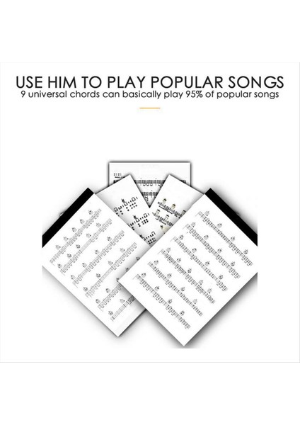 Gitar Yardım Aracı Öğrenme Aracı Gitar Akor Presser Ukulele Akor Trainer Gitar Akorları Gitar Yeni Başlayanlar Için Öğrenme Sistemi (Yurt Dışından)