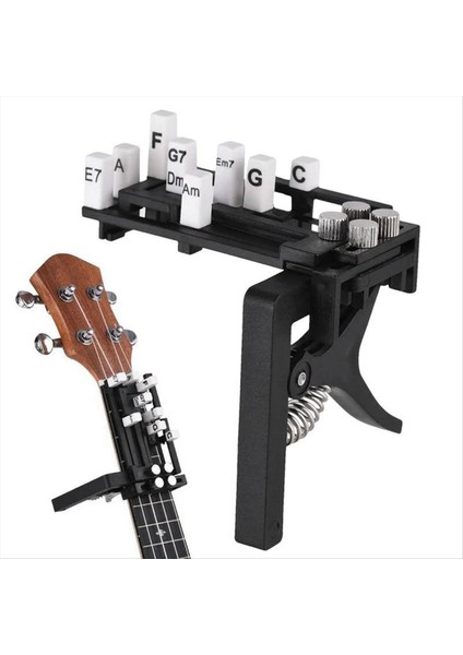 Gitar Yardım Aracı Öğrenme Aracı Gitar Akor Presser Ukulele Akor Trainer Gitar Akorları Gitar Yeni Başlayanlar Için Öğrenme Sistemi (Yurt Dışından) modelleri