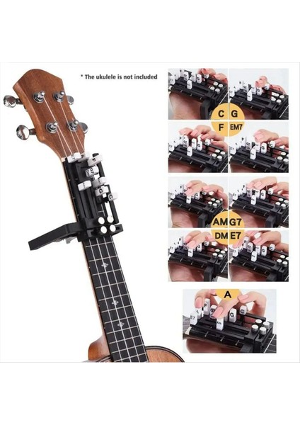 Gitar Yardım Aracı Öğrenme Aracı Gitar Akor Presser Ukulele Akor Trainer Gitar Akorları Gitar Yeni Başlayanlar Için Öğrenme Sistemi (Yurt Dışından) fırsatları