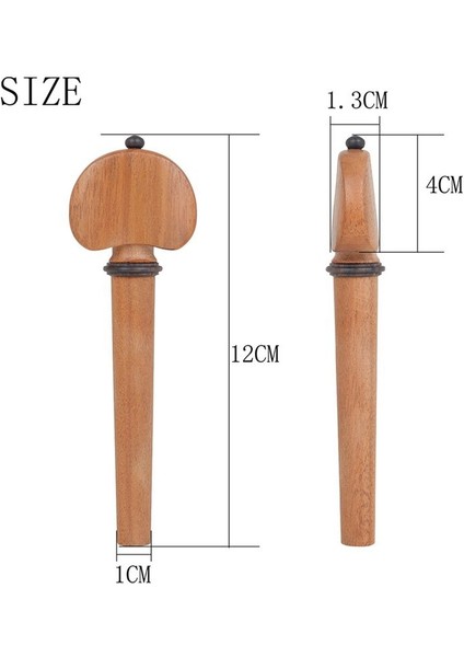 4 Pcs Yüksek Dereceli Çello Dize Şaft Sappan Kakma Logwood Knob Piyano Şaft Tunuş Dönerleri Şaft Keman Aksesuarları (Yurt Dışından) fiyatları