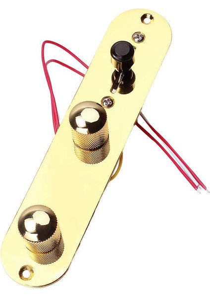 Eyer Köprü Plakası 3 Yolu Anahtar Kontrol Plakası Altın ve Üst Yükleyicisi Çamurluk Telecaster (Gold) 85 5 mm Için (Yurt Dışından) modelleri
