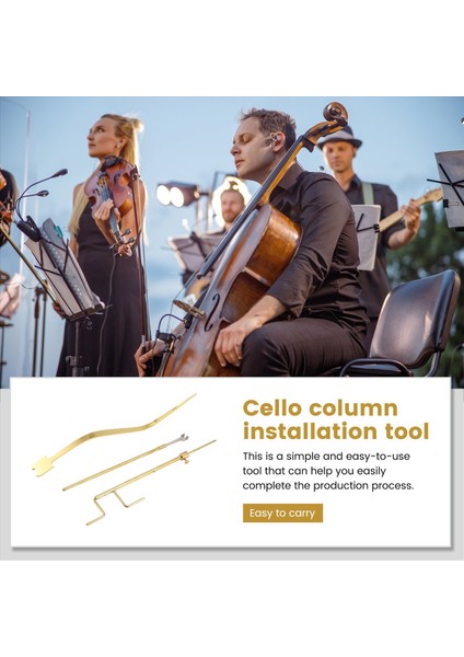 Çello Luthier Tools Kit Çello Ses Post Seti Ses Post Post Kurulum Aracı Çello Yapımı Onarım Araçları Kavisli (Yurt Dışından) indirimleri