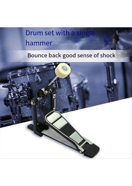 Davul Kiti Pedallar Ağır Hizmetli Tek Bas Davul Pedalı Davul Yeni Başlayanlar (Yurt Dışından) fırsatları
