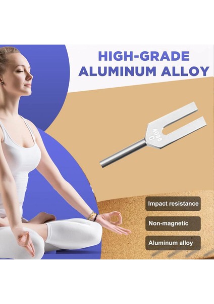 128 Hz Tuning Çatal Seti Çakra&#39 Yı Iyileştirmek Için Çatal Ses Terapisi Vücut Zihin ve Ruhu Mükemmel Uyum Gümüş (Yurt Dışından) modelleri