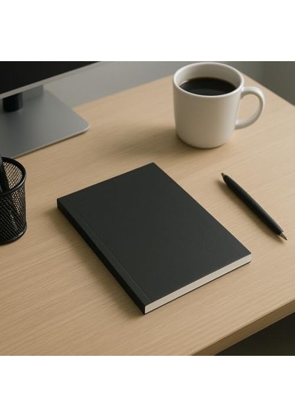 Tanıtım Ciltli, A5 Çizgili Not Defter, 64 Yaprak, 90 Gr. Ivory Kağıt, Ofis Için Ideal, Plan (Siyah Kapak) fiyatları