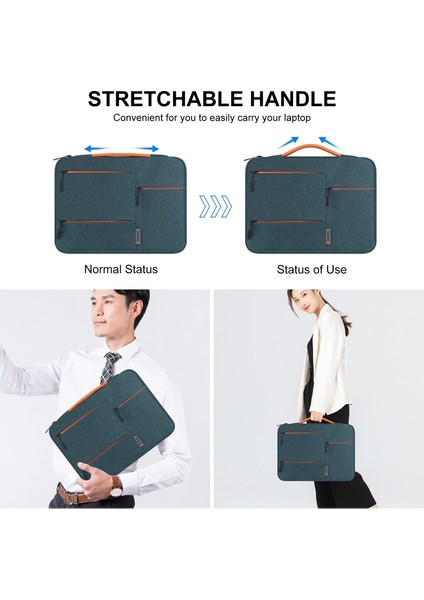 Haweel HWL2166 15 Inç Dizüstü Bilgisayar Için Saplı Fermuarlı Evrak Çantası - Lacivert (Yurt Dışından) indirimleri