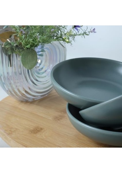 Mat Yeşil Halka Çerezlik/sosluk 13 cm 6 Adet 322 fiyatları