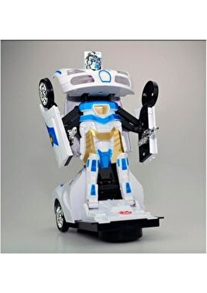 Sesli Işıklı Robota Dönüşen Polis Arabası 3 Yaş ve Üzeri İçin Eğlenceli Oyun fiyatları