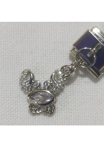 Yengeç Burcu Charm, Italyan Bileklik Uyumlu Paslanmaz Çelik fiyatları