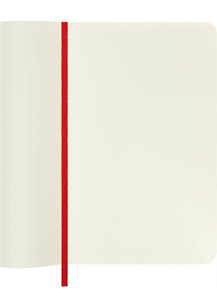 Çizgisiz Kırmızı Defter Cep Boy Soft Kapak