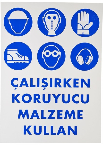 10'lu PVC İkaz Tabelası modelleri