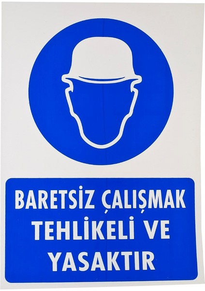 10'lu PVC İkaz Tabelası