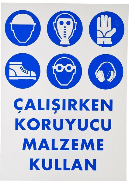 10'lu PVC İkaz Tabelası