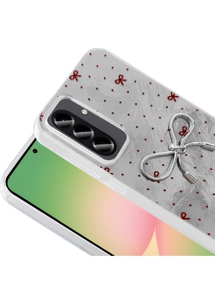 Galaxy A26 Kılıf Kamera Korumalı Figürlü Nxxa Ponti Silikon Kapak - Lila fırsatları