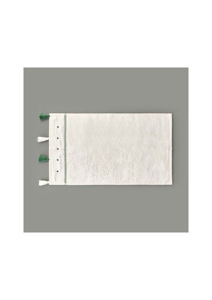 Soft Piene El Havlusu - Ekru / Yeşil - 30X50 cm fiyatları