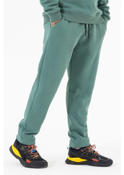 Erkek Mint Eşofman Altı Rahat Kalıp 3 Iplik Şardonlu Düz Paça fiyatları