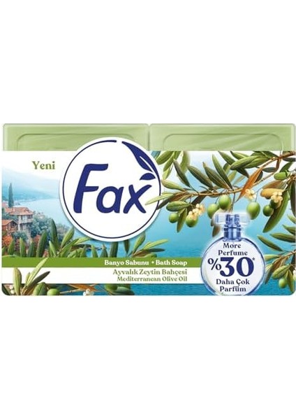 Fax Ayvalık Zeytinyağı Kalıp Sabun 150GX4