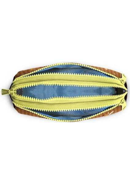 Kids Kapibara Desenli Üç Bölmeli Kalem Çantası 22099