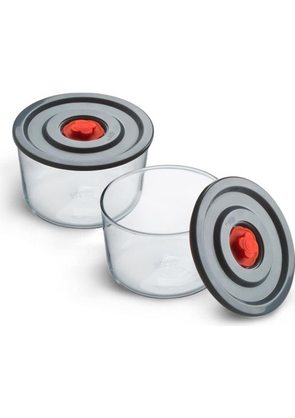 Yuvarlak 2 Prç Saklama Kabi Seti 116 x 76-116 x 76 mm