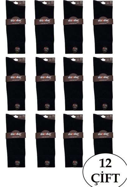 Kışlık 12'li Erkek Pamuklu Taban Havlu Çorap