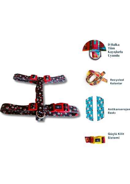 Design, H Tipi, Köpek Göğüs Tasması, Köpek Tasması, Göğüs Tasması, modelleri