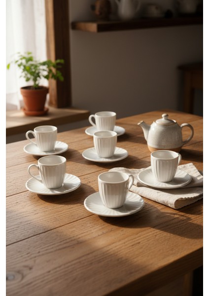 Karizma 6 Kişilik Kahve Fincan Takımı