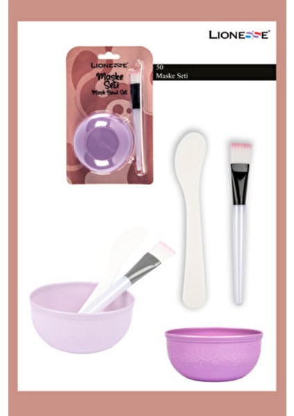 Maske Uygulama Seti Mavi Renkli Suya Dayanıklı Profesyonel Kullanım modelleri