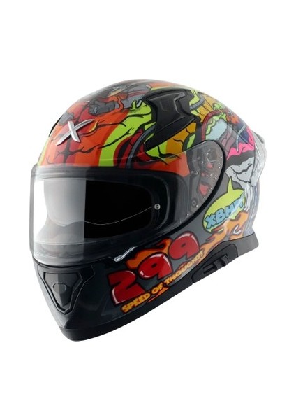 Apex BHP19 Sarı Mavi Full Face Kapalı Kask fiyatları