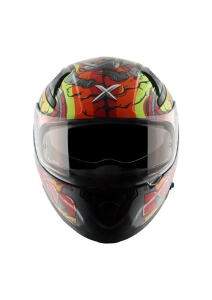 Apex BHP19 Sarı Mavi Full Face Kapalı Kask modelleri