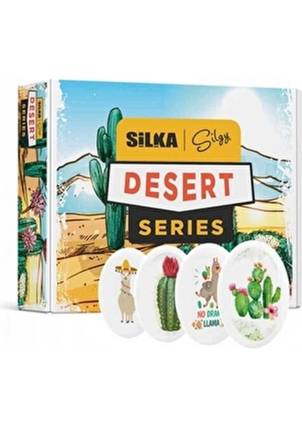 Lama-Kaktüs Silgi 1 Adet Gıda Uyumlu Renkli Tasarım ile Kağıtlar İçin Özel modelleri