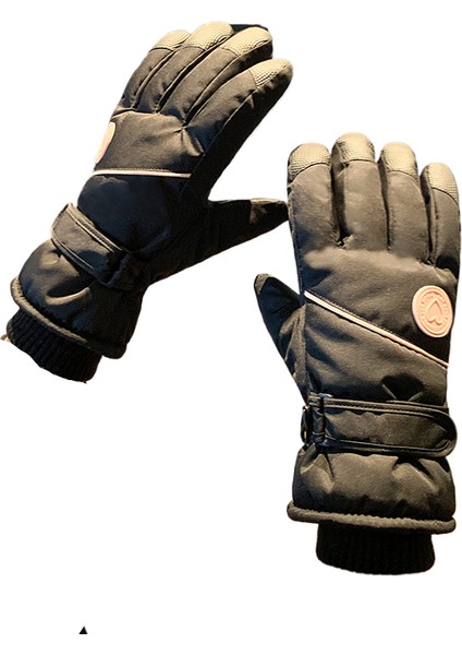 Yünlü, Kalın, Şık, Sıcak Tutan, Soğuktan, Rüzgardan ve Sudan Koruyan Bisiklet Eldiveni (Yurt Dışından)