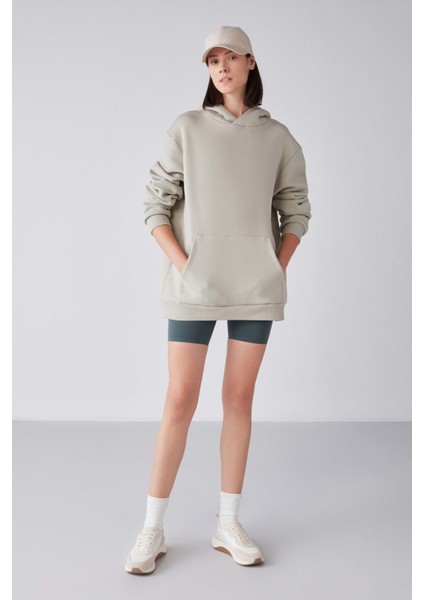 Glada Regular Relaxed Taş Rengi Sweatshirt modelleri