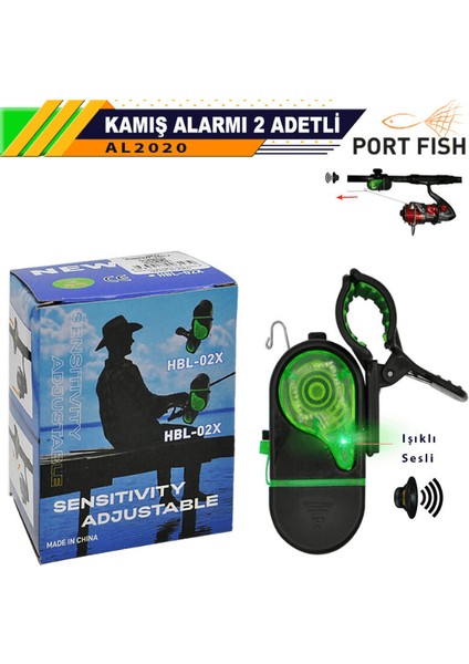 Portfish Kamış Alarmı 2 Adetli modelleri