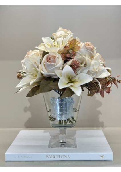 Yapay Güllü Lüx Vazo No:14