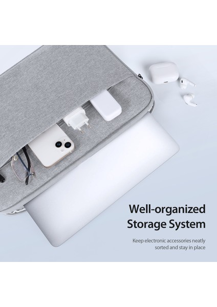 Dux Ducıs Lbdb Serisi 14-15,4 Inç Dizüstü Bilgisayar Çantası Su Geçirmez Yatay Dizüstü Bilgisayar Kılıfı - Açık Gri (Yurt Dışından) fırsatları