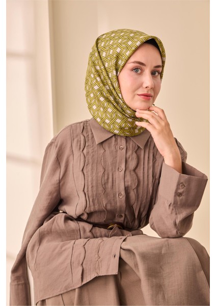 Twill Ipek Eşarp - 11479-04 Fıstık fiyatları