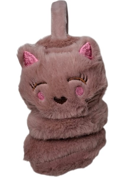 Spteks Kepp Kız Çocuk Koyu Pembe Renk Ayıcık Figürlü Sıcak Tutan Kışlık Peluş Kulaklık fiyatları